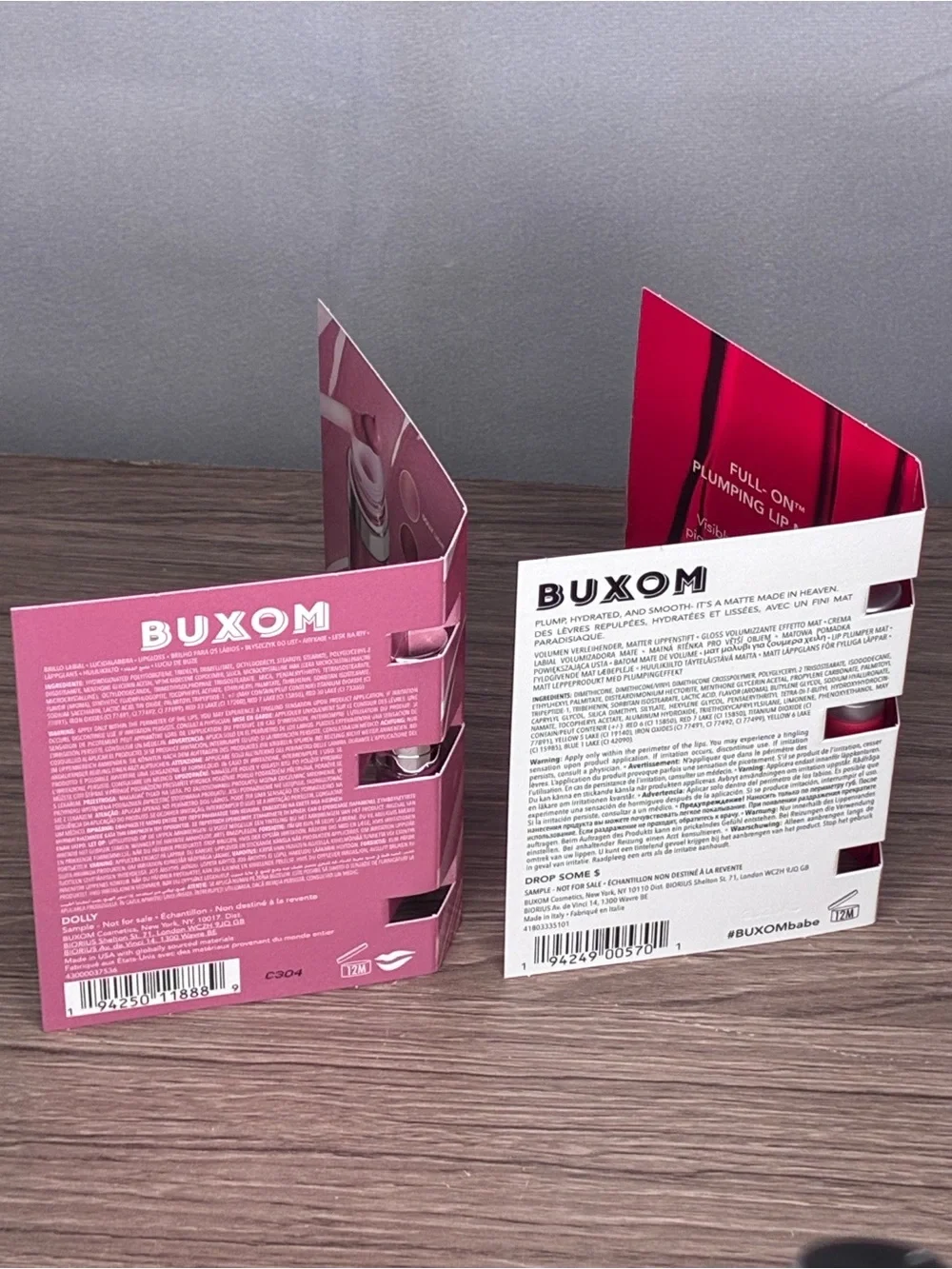 🐼 3/$25 NWT BUXOM Plumping Lip Duo - Pink & Red